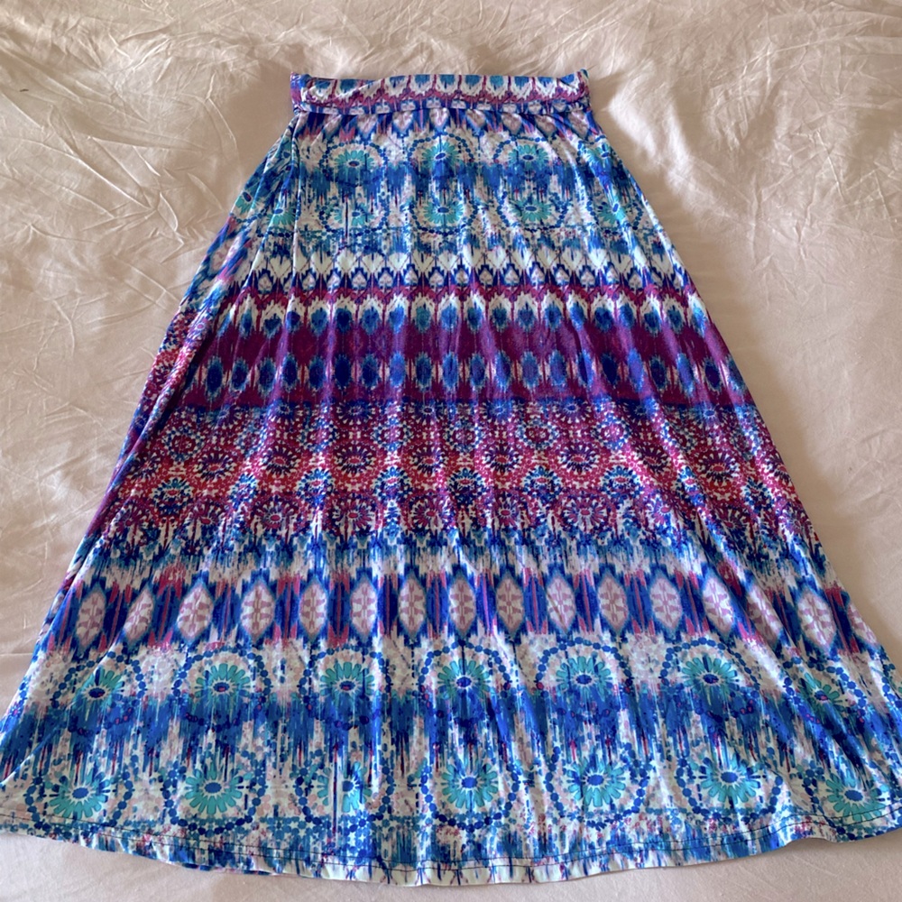 Boho Colorful Maxi Skirt